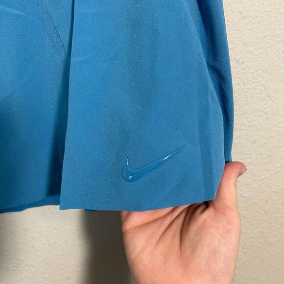 NWT Nike Club Golf Skort Skirt L Large Blue Tennis Golf Pickle Ball Pleated NEW - Picture 4 of 6